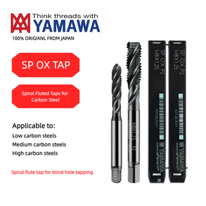 YAMAWA SP-OX en acier rapide HSS tarauds à cannelures en spirale M3 M4 M5 M6 M8 M10 vis métrique pour matrice et <span class=keywords><strong>taraud</strong></span> - Product Image 1