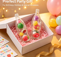 Jouet anti-stress souple en TPR en forme de bouteille de soda aux fruits Vaseline-Soft, jouet 3D en forme de fruit à récupération lente, cadeau de fête pour enfants et adultes