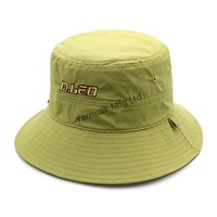 Sombrero de Pescador Personalizado de Diseño de Dibujos Animados, Impermeable, Transpirable, Unisex, para las Cuatro Estaciones, para Ciclismo, Uso Diario, de Poliéster, Algodón y Lona, OEM/ODM