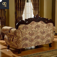 2025 Luxuriöses Europäisches Klassisches Design Geschnitztes Sofa Hochwertige Luxus-Wohnzimmer-Kombination Villa Gepolstert Neuer Stil Stoff