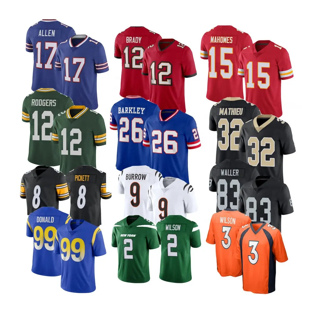 2023 thiết kế mới khâu Jerseys Mỹ áo bóng đá cho 32 đội