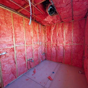 Aislamiento térmico de <span class=keywords><strong>fibra</strong></span> de vidrio de alta calidad 12kg/m3 Manta <span class=keywords><strong>aislante</strong></span> de lana de vidrio rosa - Product Image 5