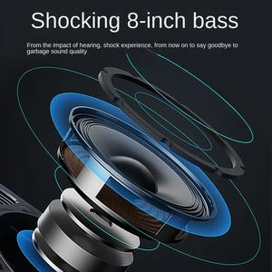 Audio de danse carrée haute puissance pour haut-parleur Bluetooth avec éclairage RVB <span class=keywords><strong>Radio</strong></span> portable pour extérieur et intérieur - Product Image 2