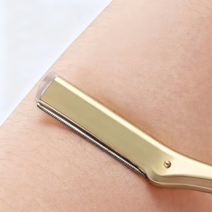 Maquinilla <span class=keywords><strong>de</strong></span> afeitar para <span class=keywords><strong>cejas</strong></span> <span class=keywords><strong>de</strong></span> metal <span class=keywords><strong>de</strong></span> alta calidad con hoja afilada Afeitado suave Larga duración Perfecta para el cuidado <span class=keywords><strong>de</strong></span> las <span class=keywords><strong>cejas</strong></span> - Product Image 4