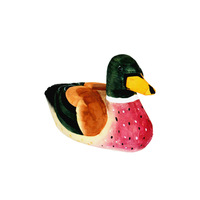 Bois artisanat canard animaux miniature statue figurine à la main sculpté en bois canards décor à la maison leurre