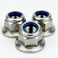 Écrou autobloquant hexagonal à pas fin, plaqué zinc, avec insert en nylon, M18x1.5, anti-desserrage, antidérapant, pour applications médicales et minières