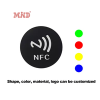 Etiqueta NFC de 13.56MHz para Reseñas de Google, NTAG 213, NTAG 215, NTAG 216, Etiqueta Adhesiva NFC, Toque para Reseñarnos