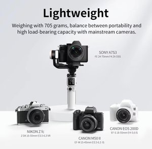 ZHIYUN CRANE M3S caméra cardan Portable poche à dégagement rapide pour appareils photo sans miroir pour Sony Canon <span class=keywords><strong>Nikon</strong></span> - Product Image 4
