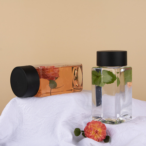 Drink Plastic Plastic Bottle For Milk Tea 300ml Disposable Juice Drink Plastic Boba Tea Milk Bottles With Caps For Drinking Cold Beverage