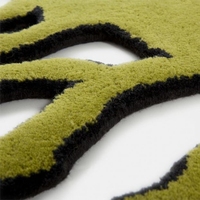 Tapis en laine fait main de qualité supérieure, tufté à la main, 100% laine de Nouvelle-Zélande, tapis sur mesure, design artisanal, ignifuge, durable