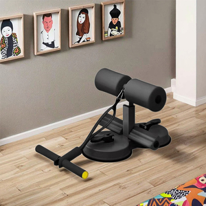 Dispositivo di assistenza per esercizi sportivi per la casa per il Fitness con dispositivo di supporto a doppia ventosa per arricciare gli addominali - Product Image 2