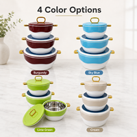 Boîte de rangement alimentaire à trois couches avec couvercle hermétique, empilable, pour la conservation des aliments frais, pour réfrigérateur, garde-manger, cuisine, usage domestique