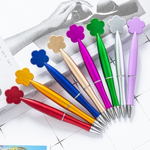 Stylos Bille en Plastique Colorés en Forme de Fleur 0,7 mm Style Sportif Multifonctionnels Logo Personnalisé Marque Heada Encre Noire Mignons - Product Image 2