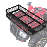 Panier avant Quad ATV pour l'emballage avec des conseils support de cargaison universel en métal de construction robuste pour transporter des bagages ou quelque chose