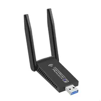 Adaptateur WiFi USB double bande, conception à 2 antennes, interface USB3.0, 1300 Mbps, dongle WiFi BT5.0, récepteur, carte réseau sans fil 2,4 G/5 GHz