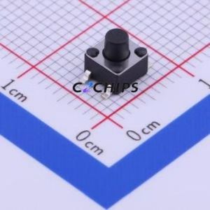 TS-1109S-C-C Tactile Switch SMD-4P,4.5x4.5mm Switch Single Pole Single Throw Round Button 2.6N Vertical Mount - Product Image 1