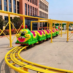 Attraction familiale de montagnes russes sur rail, fournisseur de trains sur chenilles personnalisés - Product Image 2