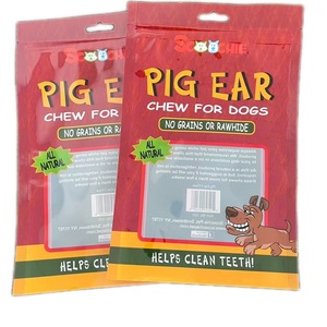 Пакет для корма для животных с индивидуальным логотипом, трехсторонней запайкой, застежкой-молнией и окном, пластиковый, для лакомств для собак, жевательных снеков, булли-стиков - Product Image 5