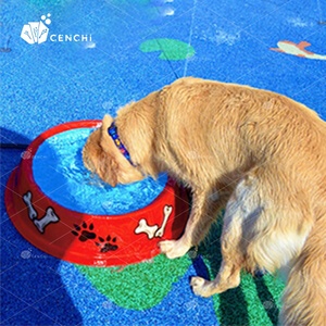 Cenchi Con Chó Thân Thiện Aqua Sân Chơi Sự Nhanh Nhẹn Đào Tạo Pet Splash Pad Vòm Máy Bay Phản Lực Đài Phun Nước Mặt Đất Phun Công Viên Cho Chó - Product Image 3