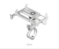 Soporte de Teléfono Antigravedad de Aluminio CNC con Rotación 360° para Manillar de Bicicleta, Abrazadera de 31.8mm, para Smartphones de 3.5-6.2'', con Bloqueo de 4 Garras