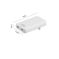 Newset super mince moule privé 65W US EU UK plug GaN 65W chargeur pour téléphone portable