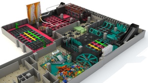 Équipement de parcours de <span class=keywords><strong>parkour</strong></span>, matériel d'obstacles pour aire de jeux, Park Ninos, fosse en mousse multi-fitness durable pour intérieur Ninja - Product Image 5