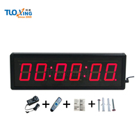 Jam Dinding Digital Mini 1,5 Inci dengan Layar Elektrik, Desain Kontemporer Motif Still Life Bergaya Antik, Berbahan Logam Persegi, Bertenaga Listrik