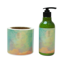Produits d'huile capillaire marque privée personnalisé CMJN rouleau d'impression étiquettes étanches autocollants pour bouteilles en plastique