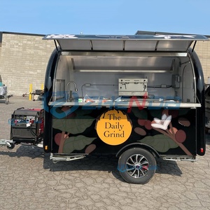 Carrito de Comida Personalizado, Totalmente Equipado para Catering, Mini, de Acero Inoxidable, con 4 Ruedas, para Venta de Snacks y Hot Dogs - Product Image 4