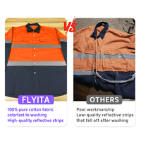 Ensemble de travail personnalisé avec logo OEM, chemises et pantalons de travail en coton, vêtements de travail réfléchissants pour la construction, l'exploitation minière et l'industrie, uniforme de travail haute visibilité