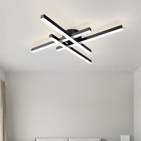 Lignes simples nordiques Led plafonnier lumières luminaires modernes pour chambre salon