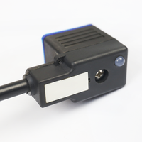 Connecteurs de solénoïdes de type DIN, connecteur de vanne solénoïde étanche IP67, prise de vanne pour vanne industrielle pneumatique hydraulique