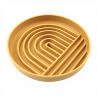 Accessoires en silicone pour animaux de compagnie en gros, mangeoires anti-glouton pour animaux, bols à puzzle et distributeurs de nourriture pour animaux