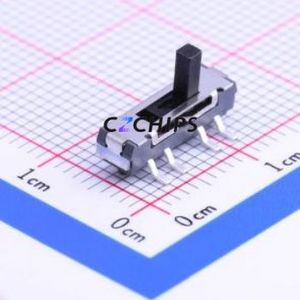 K3-1336S-L1 Slide Switch SMD Switch Single Pole Three Throw Rectangle Pin Header Gull Wing Type 13mm - Product Image 1