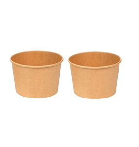 36oz Eco-Friendly Kraft Paper Bowl Water Proof Durable Disposable Food <b>Container</b> for Modern Restaurant and Fast Food Service - Product Image 1
