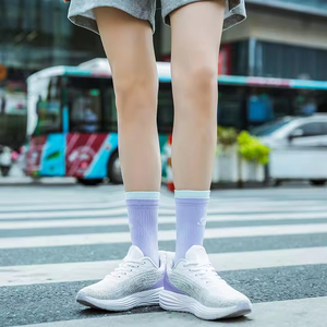 Custom Professional Breathable Sports <b>Socks</b> for Outdoor Wicking Sweat Lightning Crew High Quality Casual Wholesale - Product Image 5
