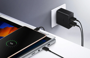 35W USB-C USB-A adattatore di alimentazione PD doppio porte caricabatterie per <span class=keywords><strong>Samsung</strong></span> EP-TA220 <span class=keywords><strong>Galaxy</strong></span> <span class=keywords><strong>S22</strong></span> S21 <span class=keywords><strong>Ultra</strong></span> <span class=keywords><strong>telefono</strong></span> e dispositivi - Product Image 3