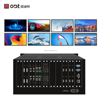 Conmutador de Matriz de Video Híbrido 12x8 sin Costuras HD-MI DP VGA DVI con Control Web-GUI TCP-IP para Centros de Comando y Proyectos de Hoteles de Lujo