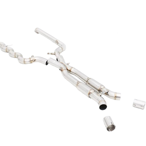 Cho BMW M2 G87 hệ thống ống xả với 89mm 304 thép không <span class=keywords><strong>g</strong></span>ỉ Muffler catback điều kiện mới cho s58b30a 3.0T - Product Image 4