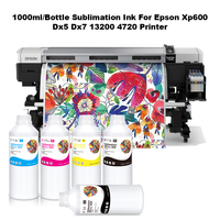 1000ml Tinta Sublimasi Premium untuk Printhead Epson I3200 Tinta Sublimasi Berkualitas Tinggi Tinta Printer Sublimasi
