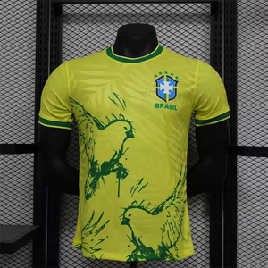 Camisa de Futebol Mesh 2026 Personalizada, Camisa de Futebol Edição Especial Brasil, Camisa de Futebol Amarela, Conjuntos de Vestuário de Futebol - Product Image 1