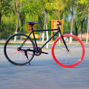 Bicicleta de Carretera de Carreras Colorida de Nuevo Estilo a <span class=keywords><strong>Precio</strong></span> de Fábrica, Bicicleta de Piñón Fijo OEM, Cuadro de Acero de Una Velocidad, <span class=keywords><strong>Llantas</strong></span> de Aleación de Aluminio - Product Image 3