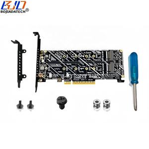 بطاقة توسيع محول PCI Express X8 GEN5 PCI-E 8x إلى <span class=keywords><strong>2</strong></span> منفذ NGFF <span class=keywords><strong>M</strong></span>.<span class=keywords><strong>2</strong></span> <span class=keywords><strong>M</strong></span>-Key من M2 NVME SSD متوفرة بالمخزون - Product Image 6
