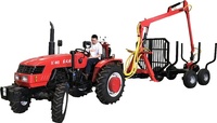 RIMA Machine 6/8/12ton hydraulique ATV remorque bois grue bois grues remorque prix de vente foresterie moteur comme composant de base
