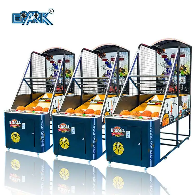 Quality Coin Operated Amusement Arcade Sport Ticket Redemption Basketball Hoop Games Machine