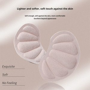 Pegatinas de tacón redondo, inserciones para aliviar el dolor para zapatillas de deporte, parches para zapatos para correr, tamaño ajustable, cojines protectores de talón para pies - Product Image 5