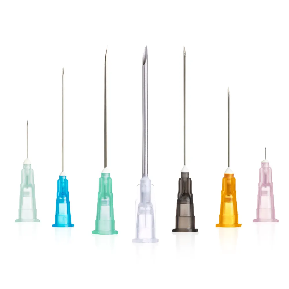 Aiguille et seringues hypodermiques médicales jetables 18G 21G 25G 30G aiguille stérile de seringue d'injection