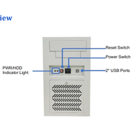 Servidor Industrial Jwipc Tower Compatible con Placas Base ATX/Micro-ATX/Mini-ITX para Máquinas de Fabricación de Montaje en Pared