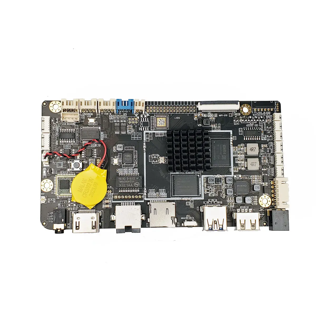 Rockchip RK3566 Solution Android motherboard board for 7 inch MIPI LCD Display w/ touchscreen QR Code scanner NFC card reader