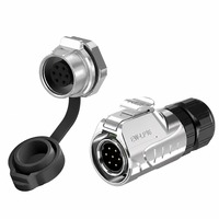 Connecteur d'alimentation et de signal rapide, étanche IP68, économique, LP16, pour équipement audiovisuel